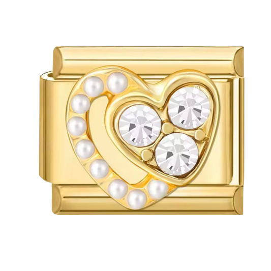 Herz Charm funkelnd