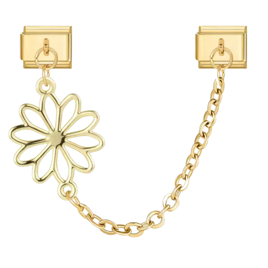 Blumen Ketten Charm