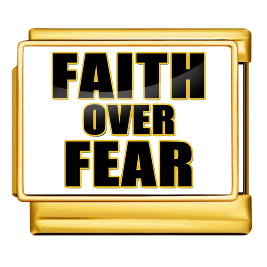 Faith Over Fear Charm