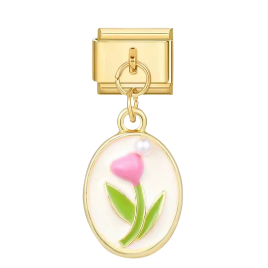 Tulpen Perlen Charm