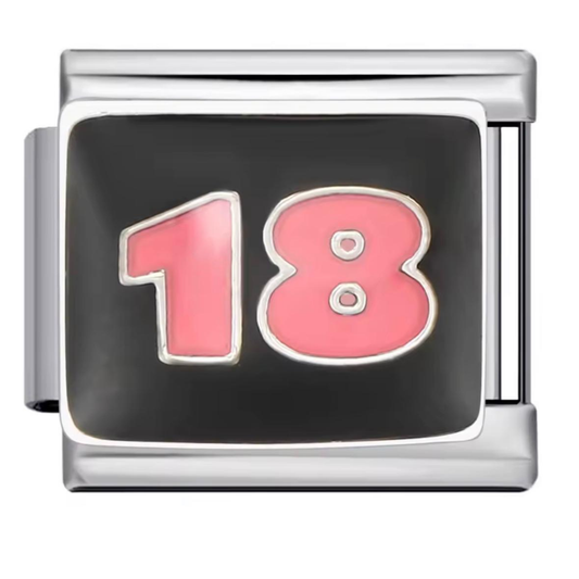 "18" Charm