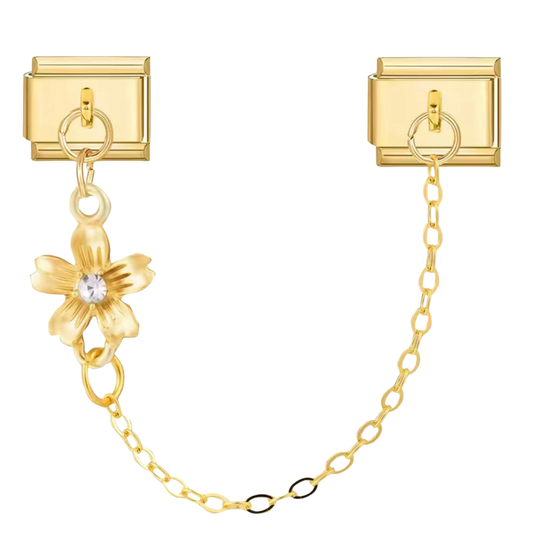 Blumen Ketten Charm