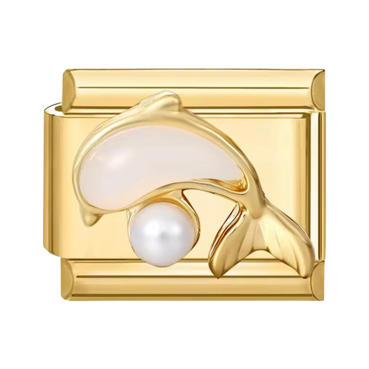 Delfin Perlen Charm