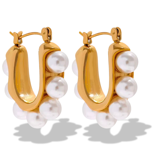 Sienna Perlen Ohrringe