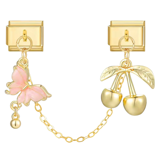 Kirsch-Schmetterling Charm